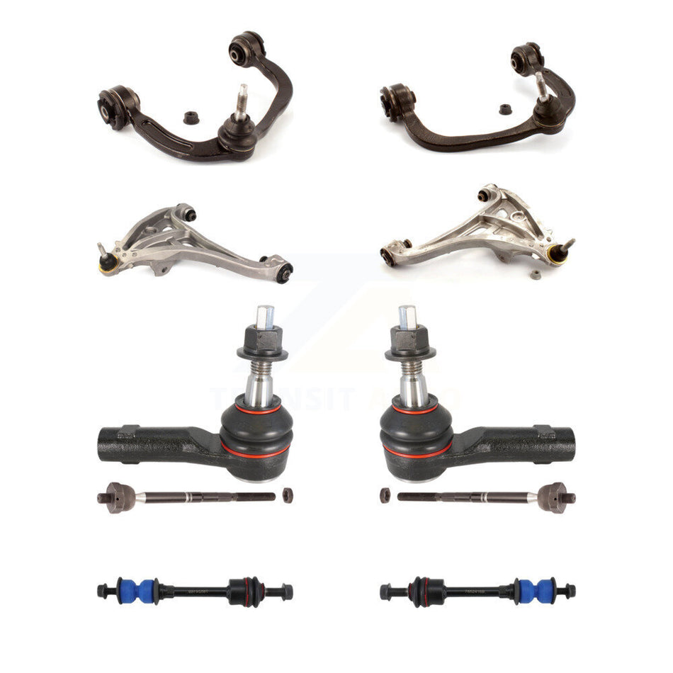 Front Control Arms Assembly And Lower Ball Joints Tie Rods Link Sway Bar Suspension Kit (10Pc) For Ford F-150 4WD KTR-103522
