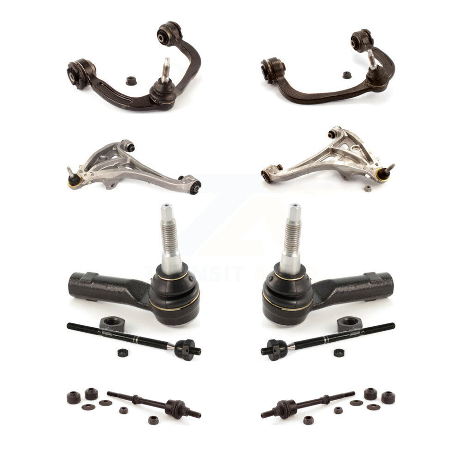Front Control Arms Assembly And Lower Ball Joints Tie Rods Link Sway Bar Suspension Kit (10Pc) For Ford F-150 Lincoln Mark LT 4WD KTR-103527