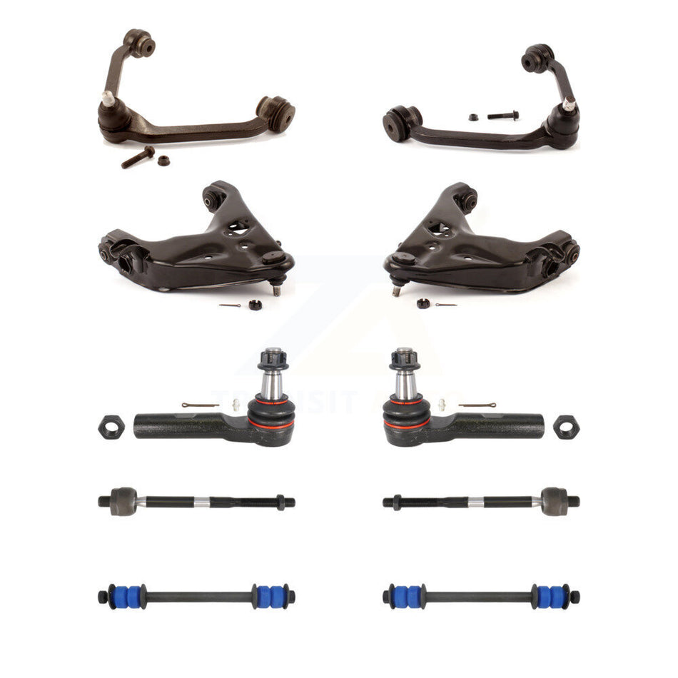 Front Control Arms Assembly And Lower Ball Joints Tie Rods Link Sway Bar Suspension Kit (10Pc) For Ford Ranger Explorer Mazda Mercury Mountaineer B3000 B4000 B2500 KTR-103539