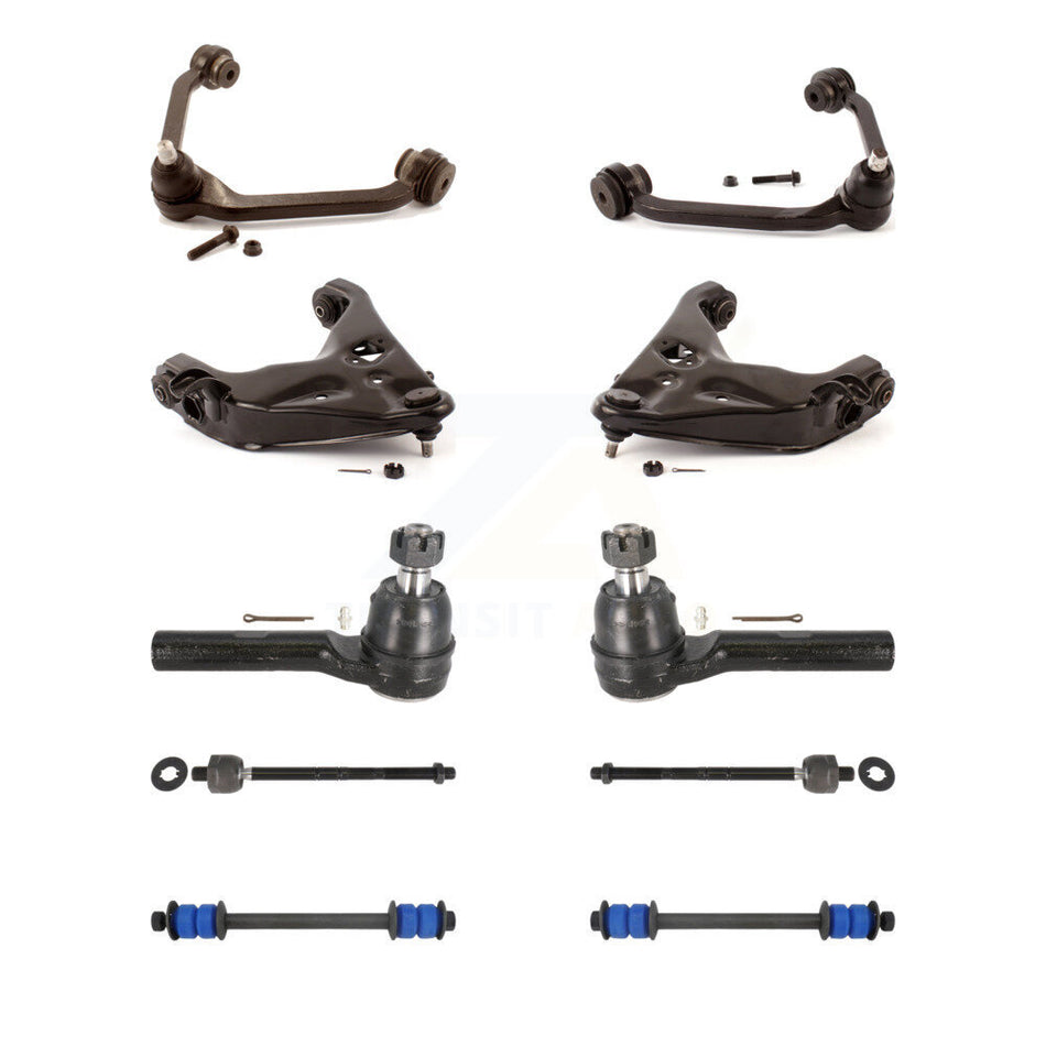 Front Control Arms Assembly And Lower Ball Joints Tie Rods Link Sway Bar Suspension Kit (10Pc) For 2001-2005 Ford Explorer Sport Trac KTR-103541