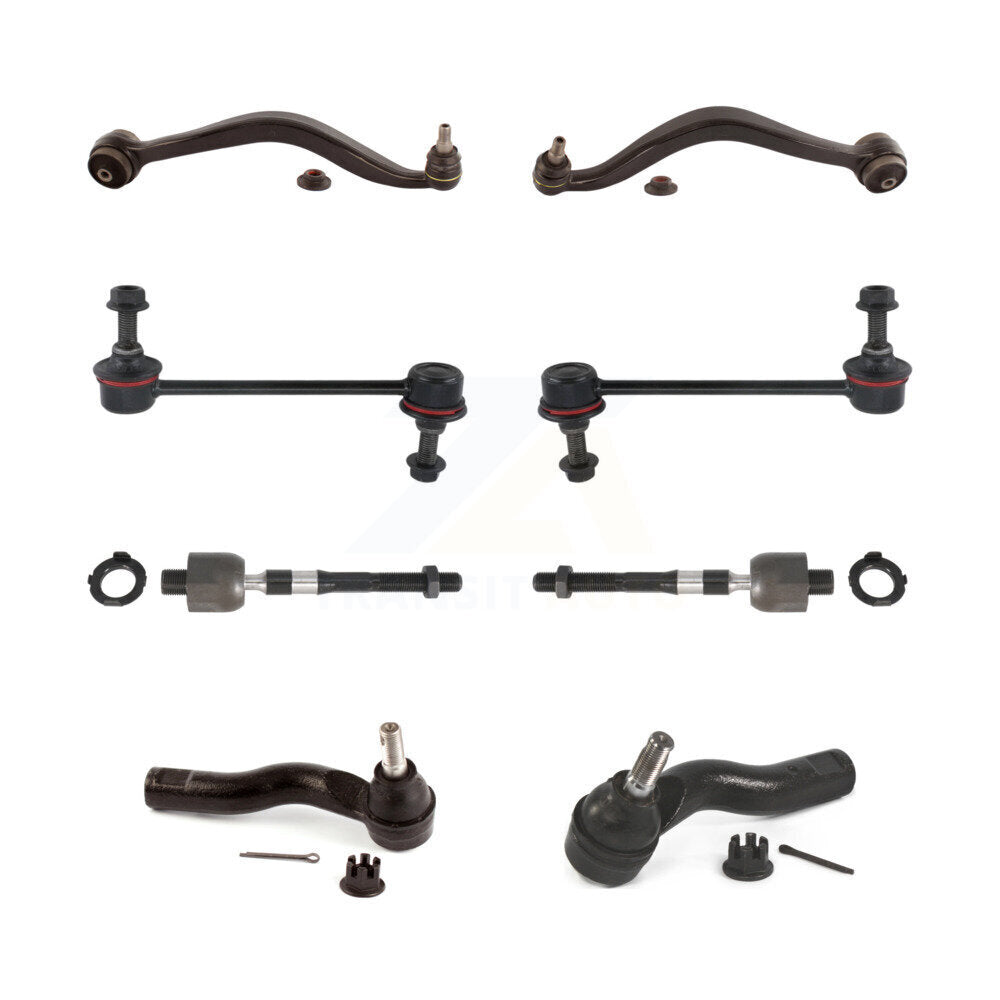 Front Control Arm And Ball Joint Tie Rod End Link Kit (8Pc) For Ford Fusion Lincoln MKZ KTR-103707