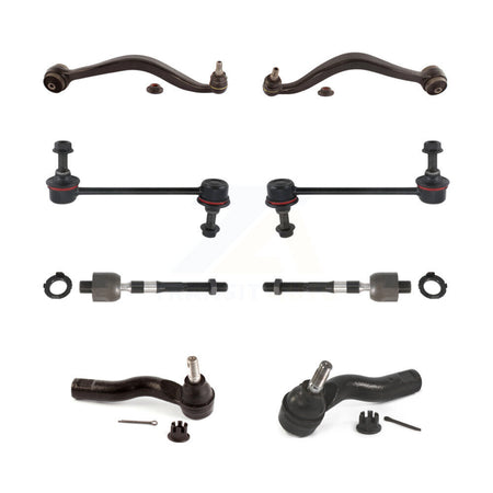 Front Control Arm And Ball Joint Tie Rod End Link Kit (8Pc) For Ford Fusion Lincoln MKZ KTR-103707