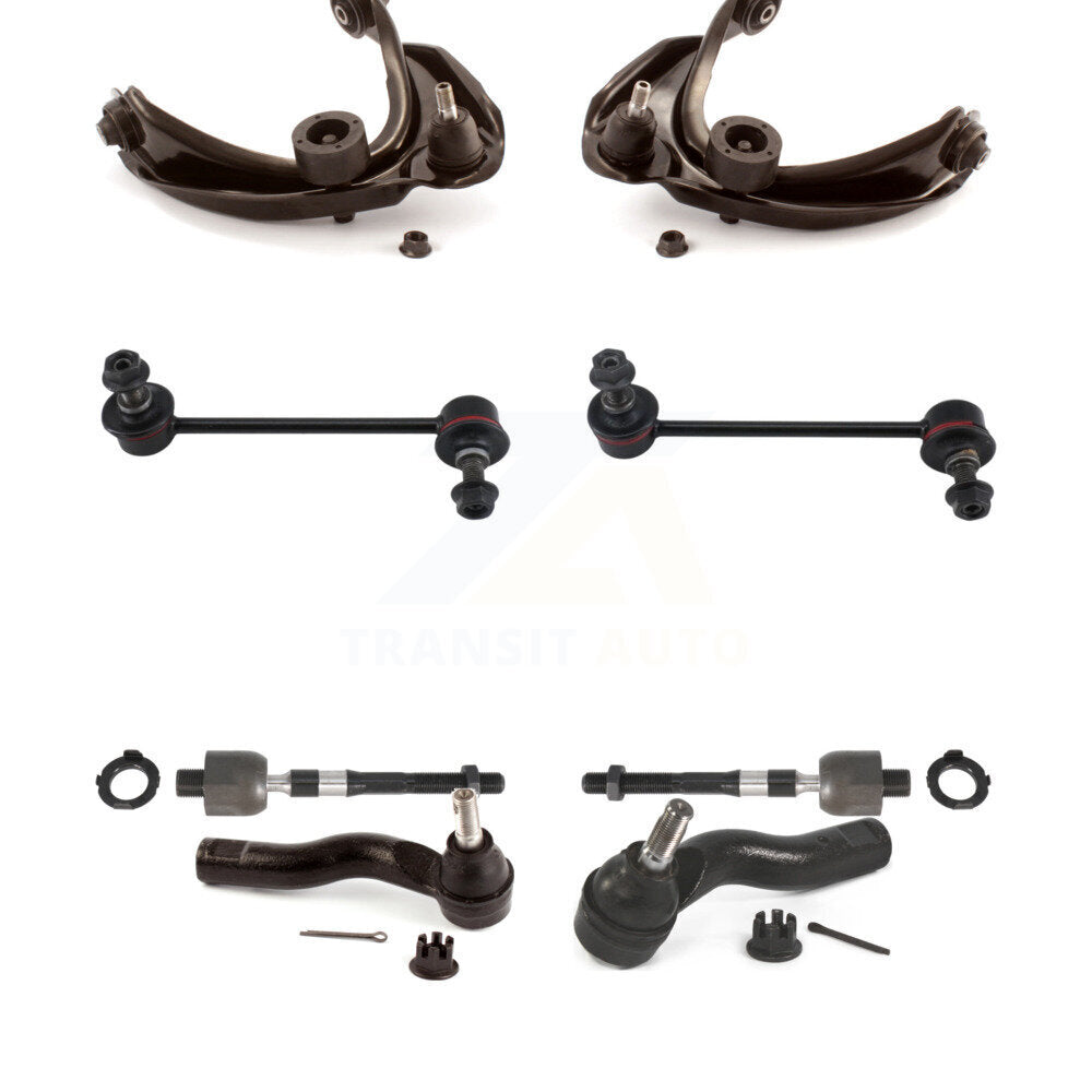 Front Control Arm & Ball Joint Tie Rod End Link Kit (8Pc) For Ford Fusion Mazda 6 Lincoln KTR-103708