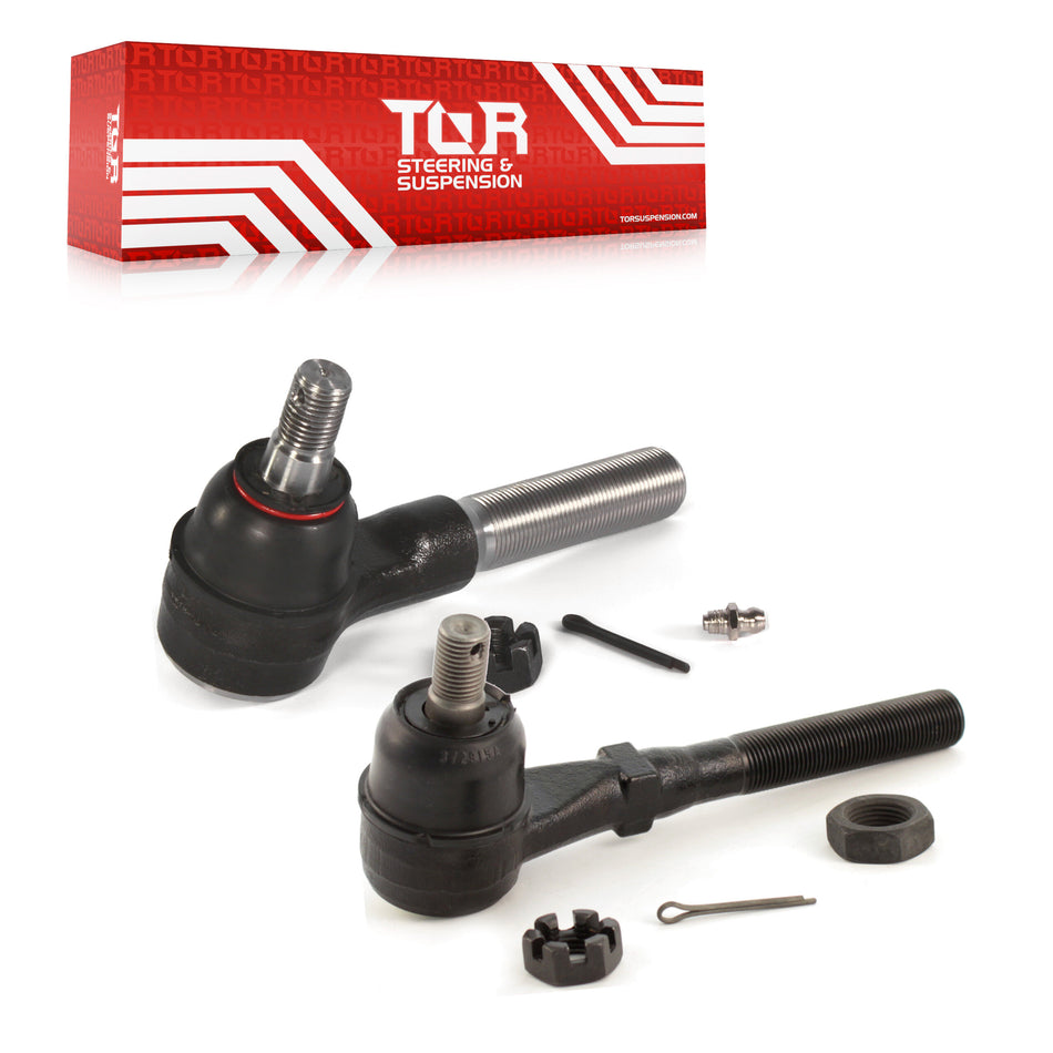 Front Outer Steering Tie Rod End Kit For 1997 Ford F-250 RWD with Coil front springs KTR-103758
