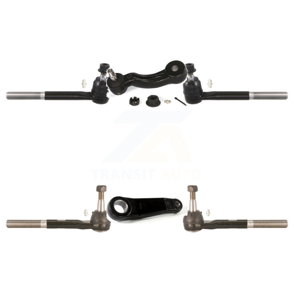 Front Steering Tie Rod End Ball Joints Idler Arm Pitman Kit For 1996-2002 Chevrolet Express 3500 GMC 1500 2500 Savana KTR-103956