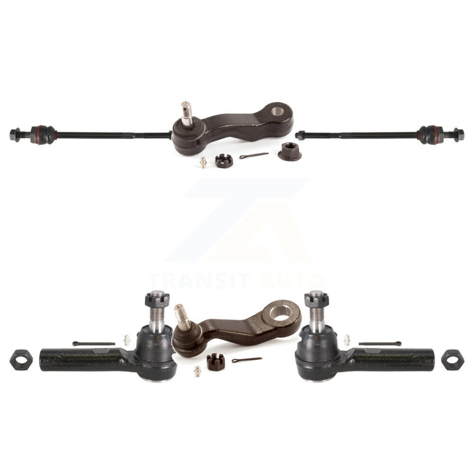 Front Steering Tie Rod End Ball Joints Idler Arm Pitman Kit For 2018-2019 GMC Savana 3500 2500 3 Groove Spline KTR-103958