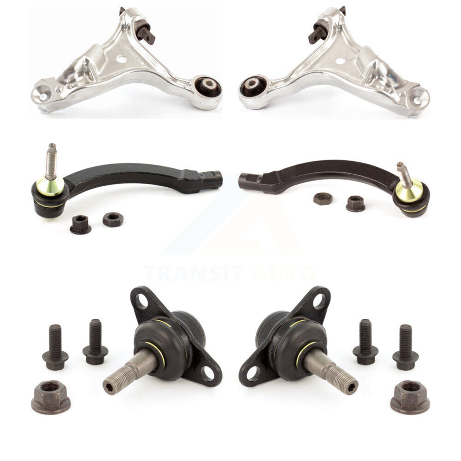 Front Suspension Control Arm With Tie Rod End And Ball Joint Kit (6Pc) For 2007 Volvo S60 FWD From Chassis VIN #626502 KTR-104015