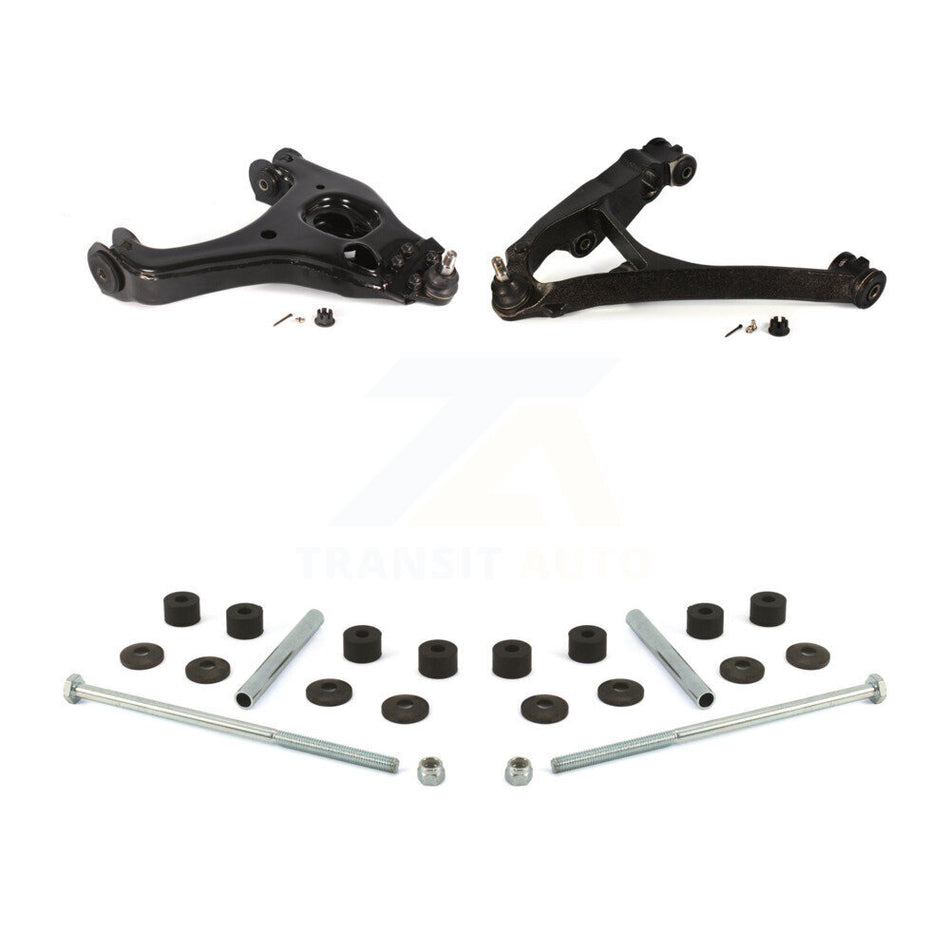 Front Suspension Control Arm And Ball Joint Assembly Stabilizer Bar Link Kit For 2005 Chevrolet Silverado 1500 RWD with Torsion front springs KTR-104027