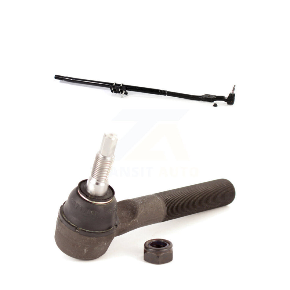 Front Steering Tie Rod End Kit For 2008 Dodge Ram 1500 4WD With 8 Lug Wheels Tampered Hole Mounted Damper 6.10" Length KTR-104091