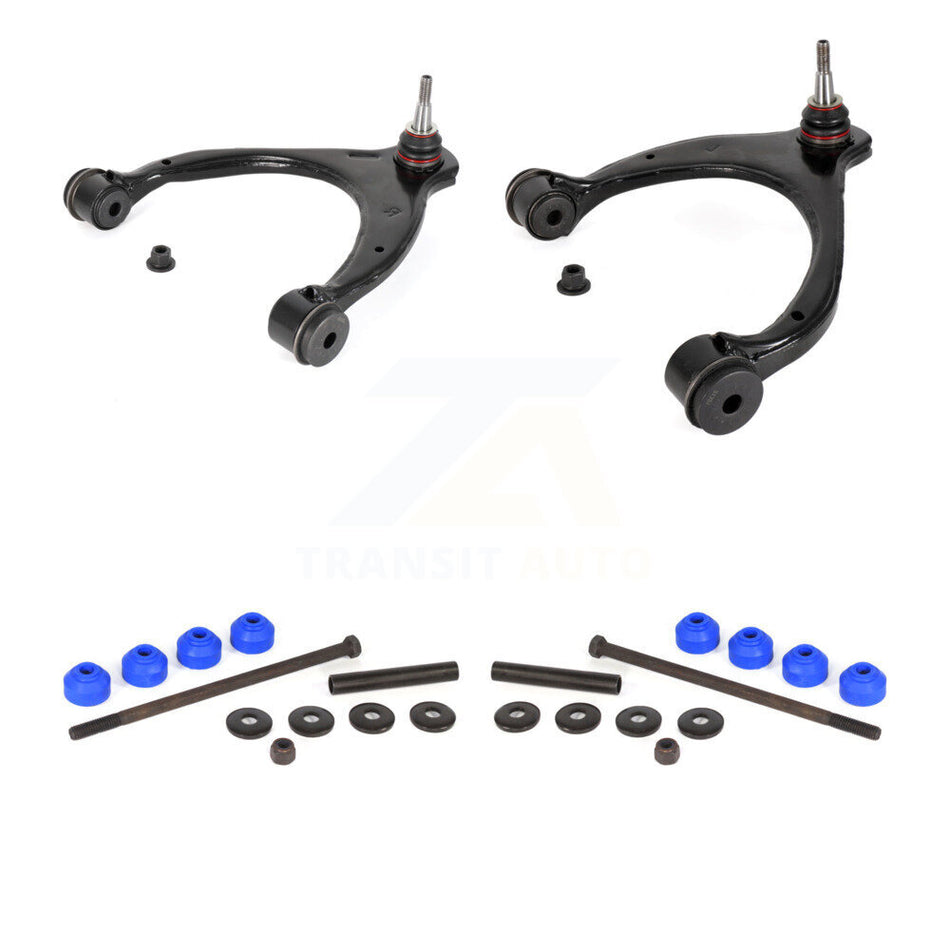 Front Suspension Control Arm & Ball Joint Assembly Link Kit For Chevrolet Silverado 1500 GMC Sierra Tahoe Yukon Cadillac XL Suburban Escalade ESV LD Limited With Aluminum Steering Knuckles KTR-104106