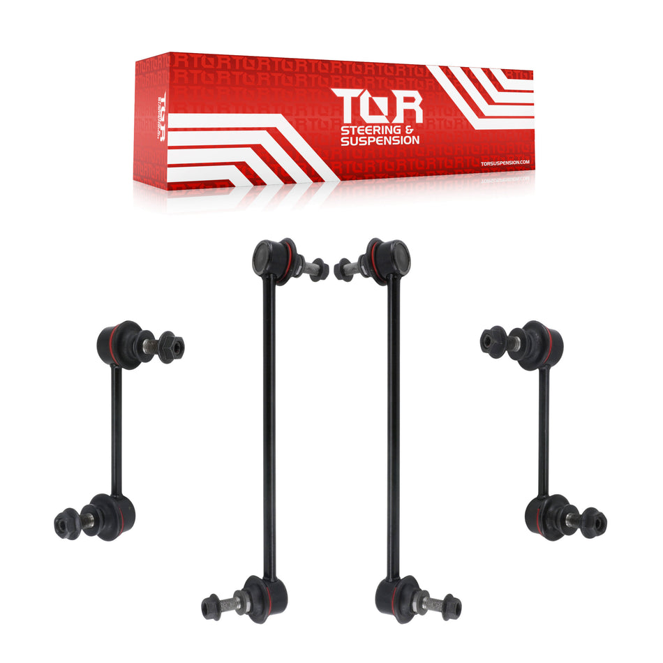 Front Rear Suspension Bar Link Kit For 14-22 Jeep Cherokee FWD Without Off Road Package KTR-104283