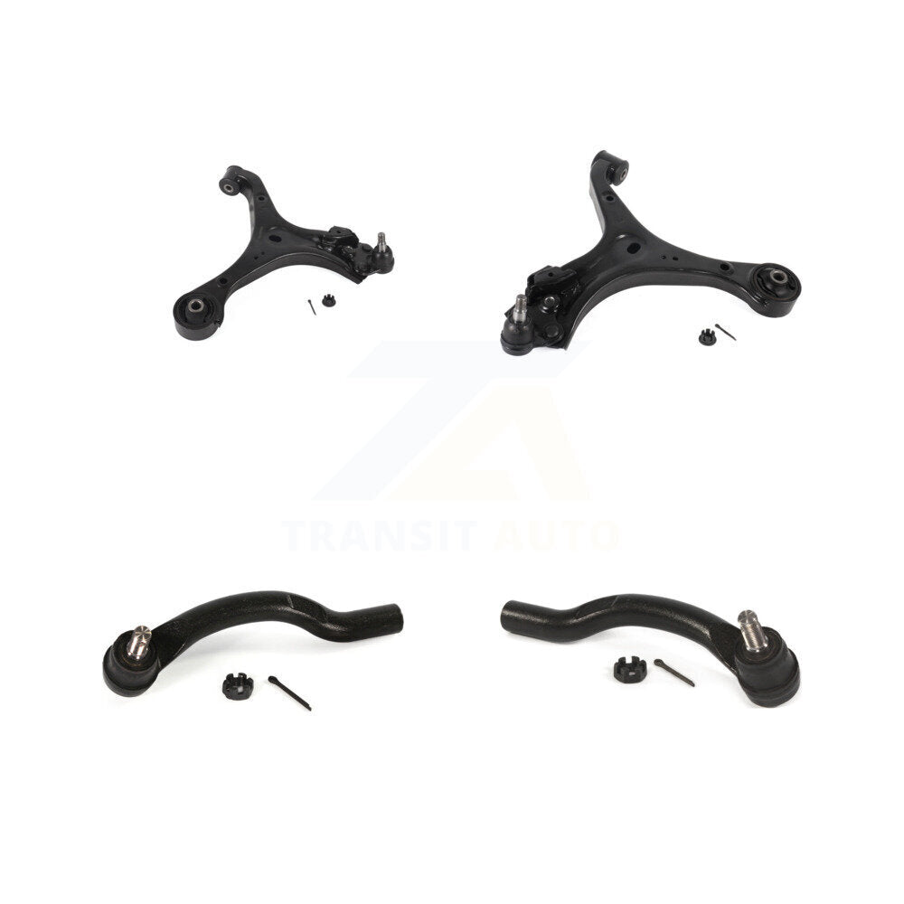Front Suspension Control Arm Assembly And Tie Rod End Kit For Honda Civic Acura ILX KTR-104346