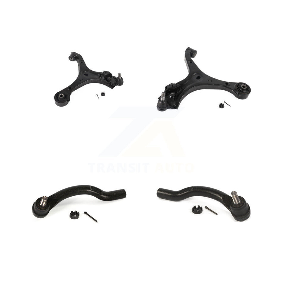 Front Suspension Control Arm Assembly And Tie Rod End Kit For Honda Civic Acura ILX KTR-104346