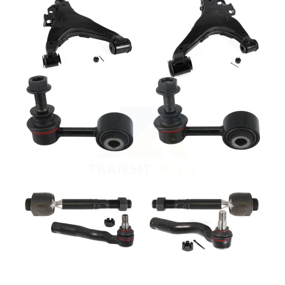 Front Control Arm And Ball Joint Tie Rod End Bar Link Kit (8Pc) For Toyota Tundra Sequoia KTR-104447