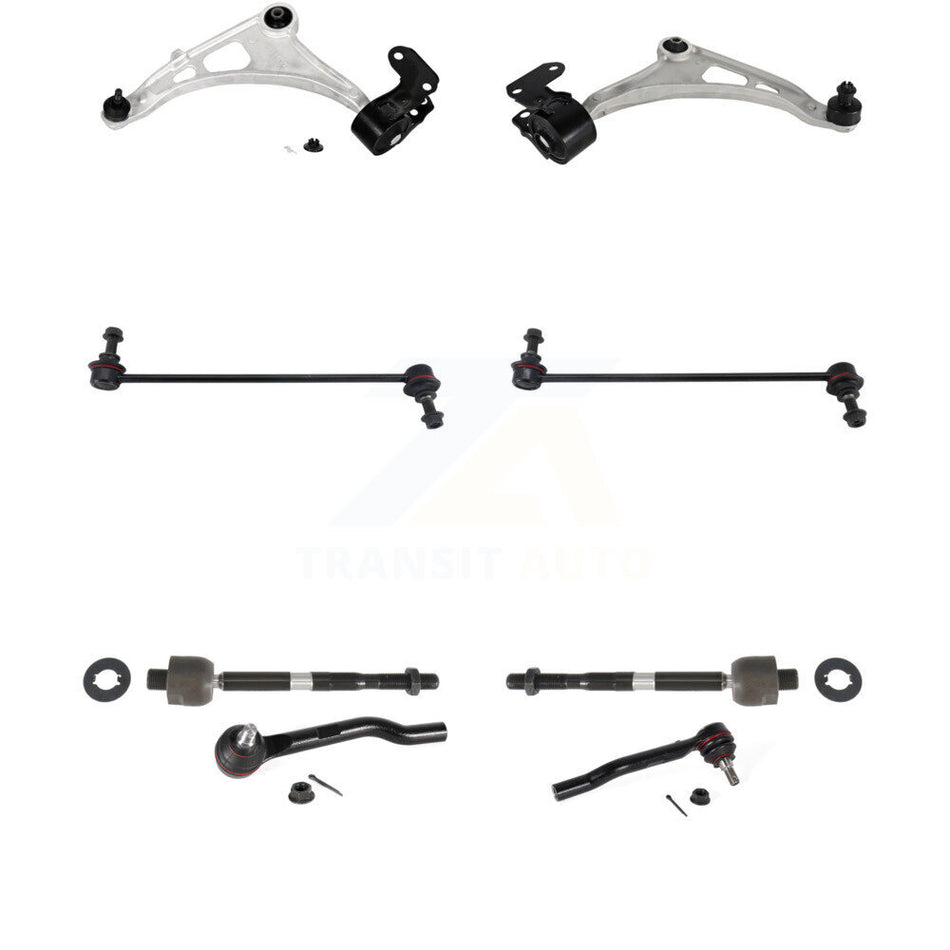 Front Control Arm And Ball Joint Tie Rod End Bar Link Kit (8Pc) For Honda Pilot Acura MDX KTR-104456