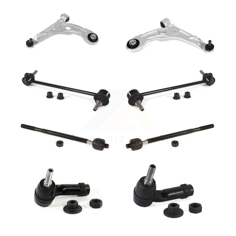 Front Suspension Control Arm And Ball Joint Tie Rod End Link Kit (8Pc) For Chrysler 200 KTR-104462