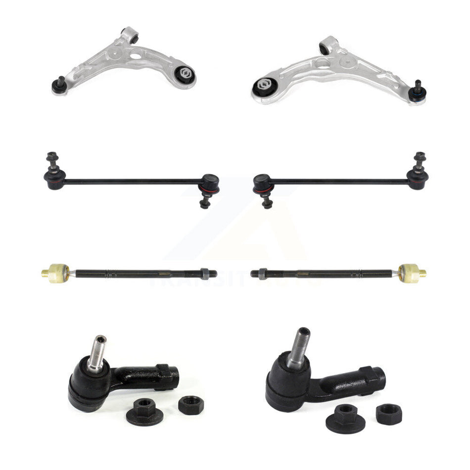 Front Control Arm Ball Joint Assembly Tie Rod End Link Kit (8Pc) For 2013-2016 Dodge Dart KTR-104464