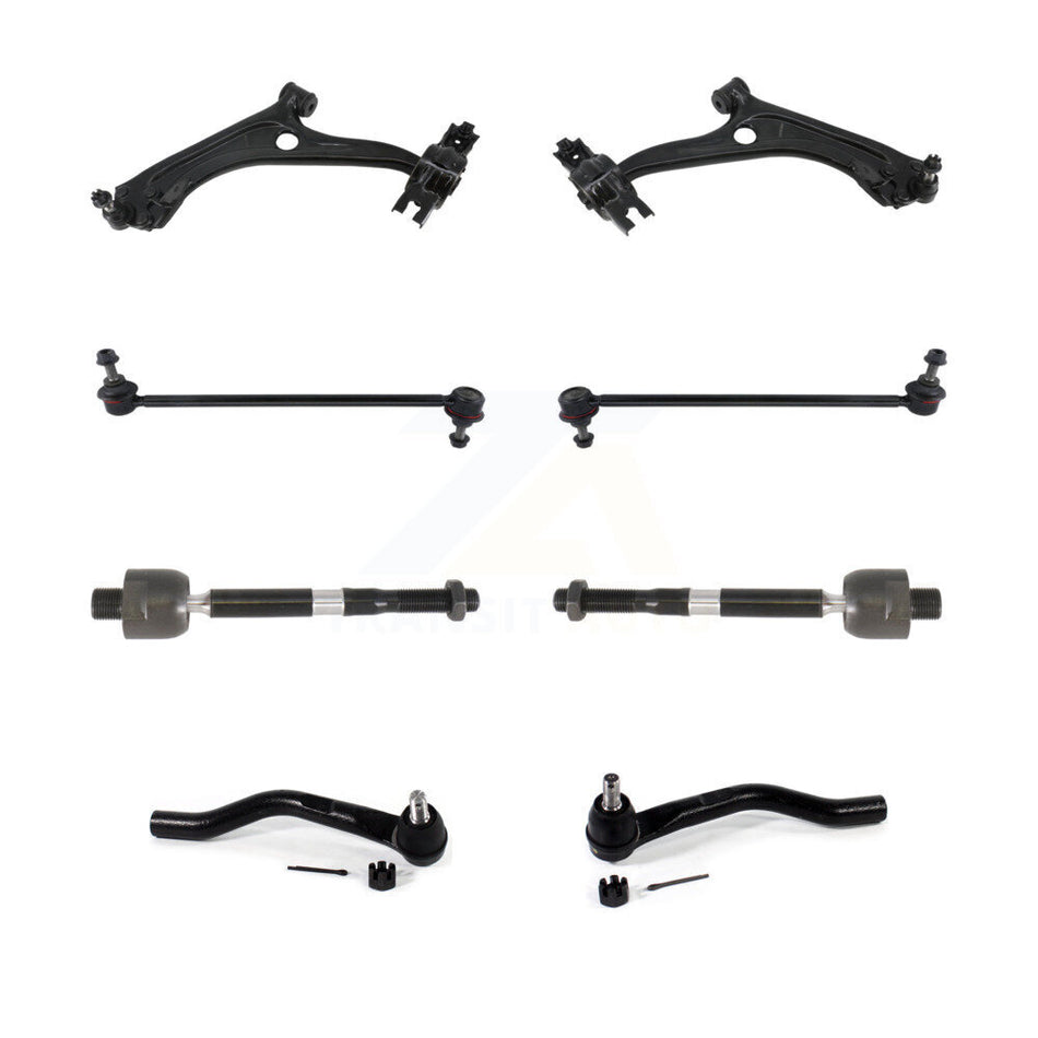 Front Suspension Control Arm And Ball Joint Tie Rod End Link Kit (8Pc) For Honda Civic KTR-104465