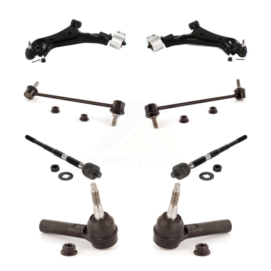 Front Control Arm Ball Joint Tie Rod End Link Kit (8Pc) For Chevrolet Equinox GMC Terrain KTR-104478