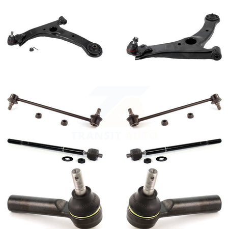 Front Suspension Control Arm And Ball Joint Tie Rod End Link Kit (8Pc) For Toyota Corolla KTR-104482