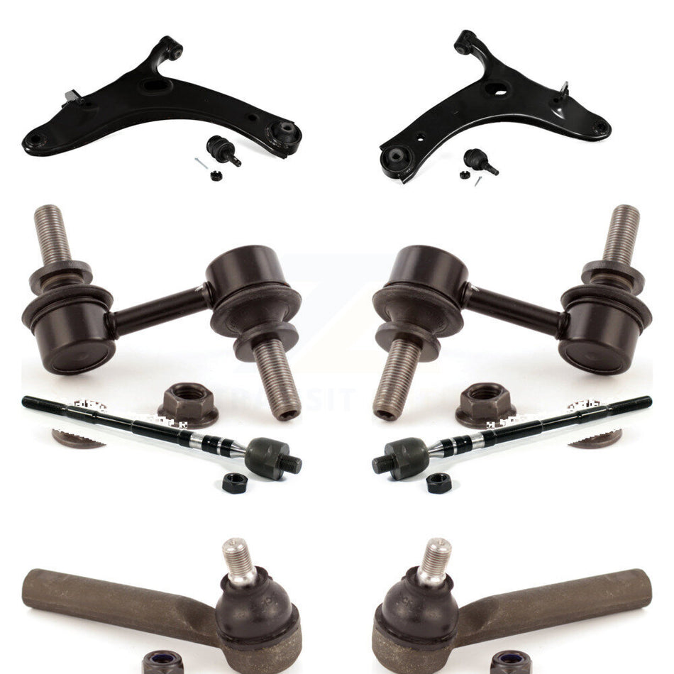 Front Control Arm Ball Joint Assembly Tie Rod End Link Kit (8Pc) For Subaru XV Crosstrek KTR-104484