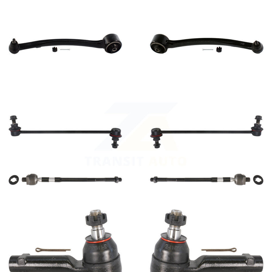 Front Control Arm And Ball Joint Tie Rod End Bar Link Kit (8Pc) For Hyundai Genesis Coupe KTR-104485