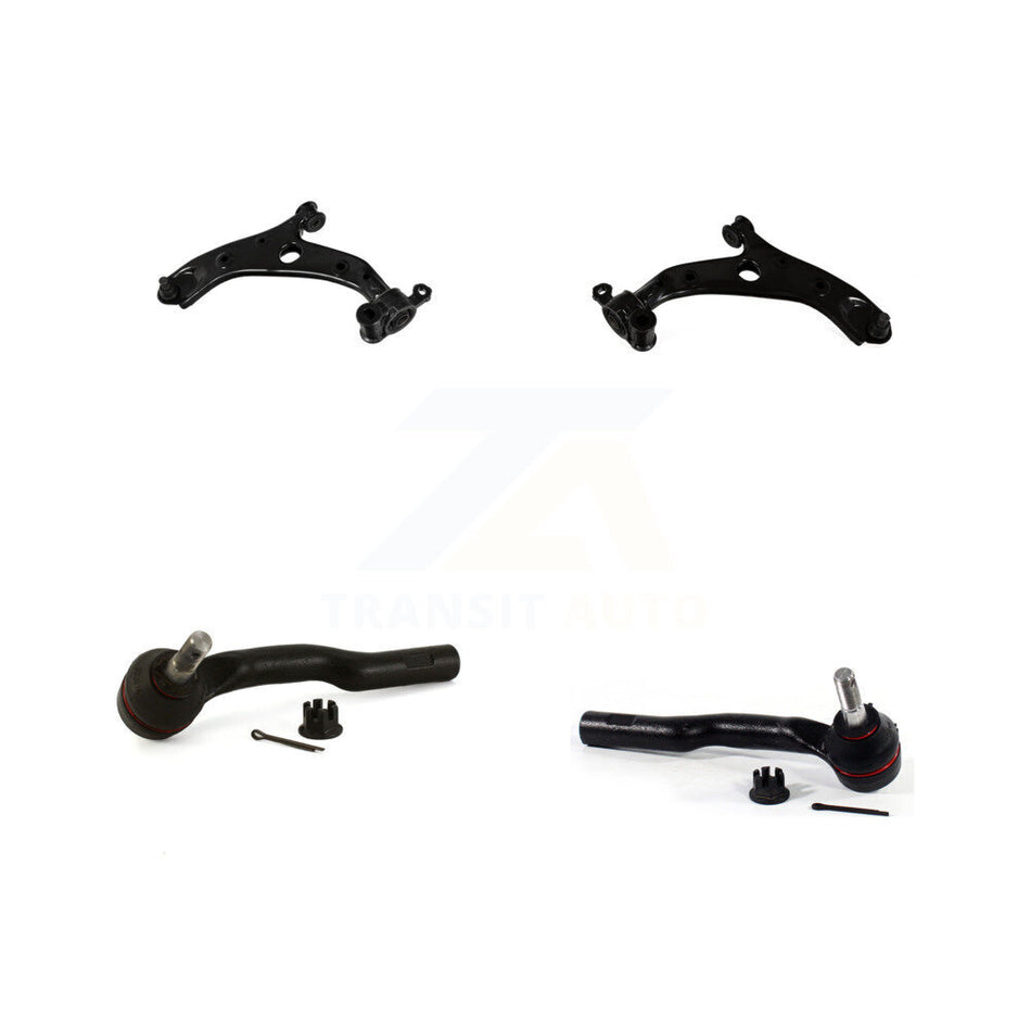 Front Suspension Control Arm Assembly And Tie Rod End Kit For 2014-2018 Mazda 3 Sport KTR-104489