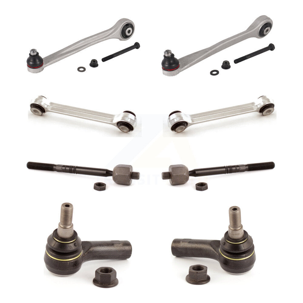 Front Suspension Control Arm And Ball Joint Tie Rod End Link Kit (8Pc) For 2015 Audi S4 KTR-104553