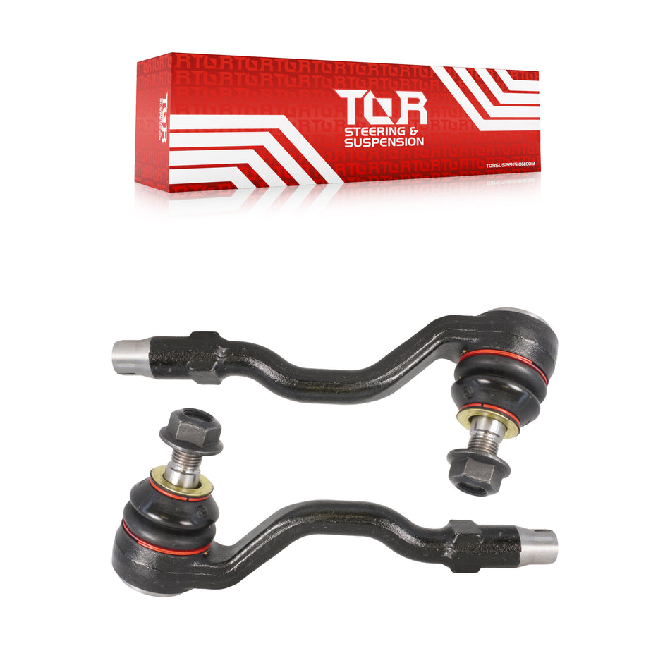 Front Outer Steering Tie Rod End Pair For BMW X5 X3 X6 KTR-104587