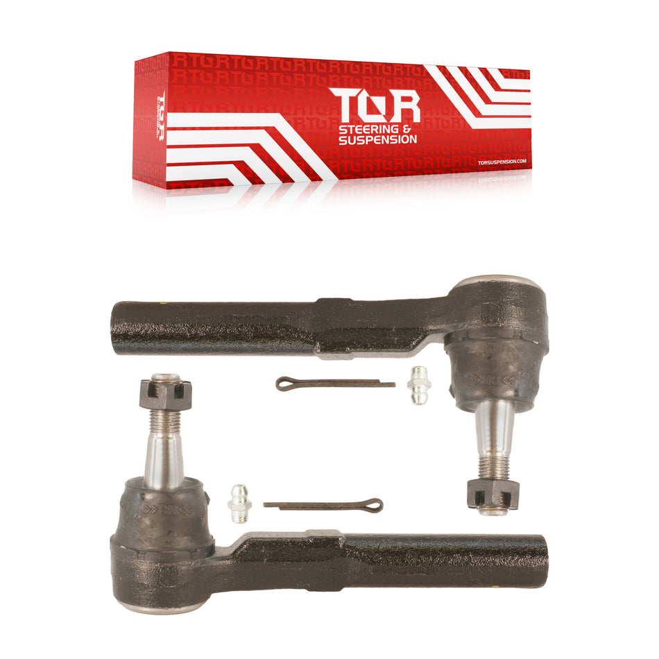 Front Outer Tie Rod End Pair For Chevrolet Silverado 1500 GMC Sierra Pontiac Montana Am KTR-104591