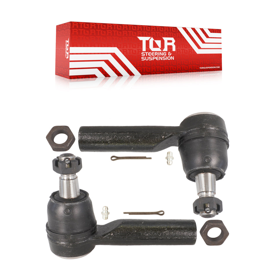 Front Outer Steering Tie Rod End Pair For Ford Taurus Mercury Sable KTR-104601