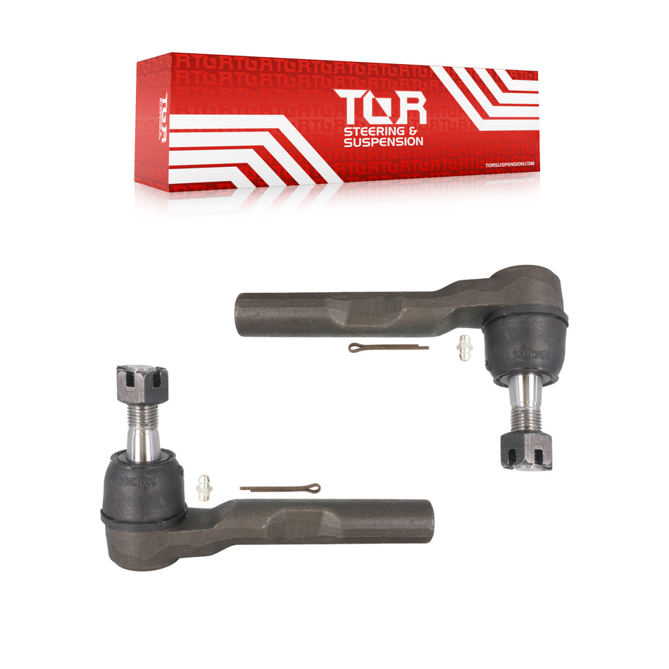 Front Outer Steering Tie Rod End Pair For Chevrolet Express 1500 GMC Savana 2500 KTR-104609