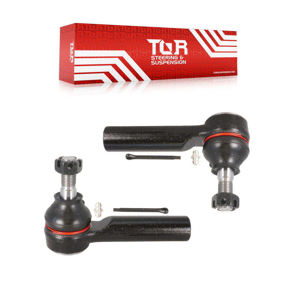 Front Outer Steering Tie Rod End Pair For Toyota Corolla Matrix Pontiac Vibe iM KTR-104614