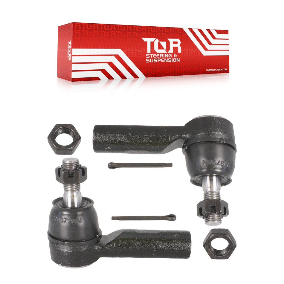 Front Outer Tie Rod End Pair For Toyota Matrix Yaris Pontiac Vibe Camry Prius C Sienna xD KTR-104617