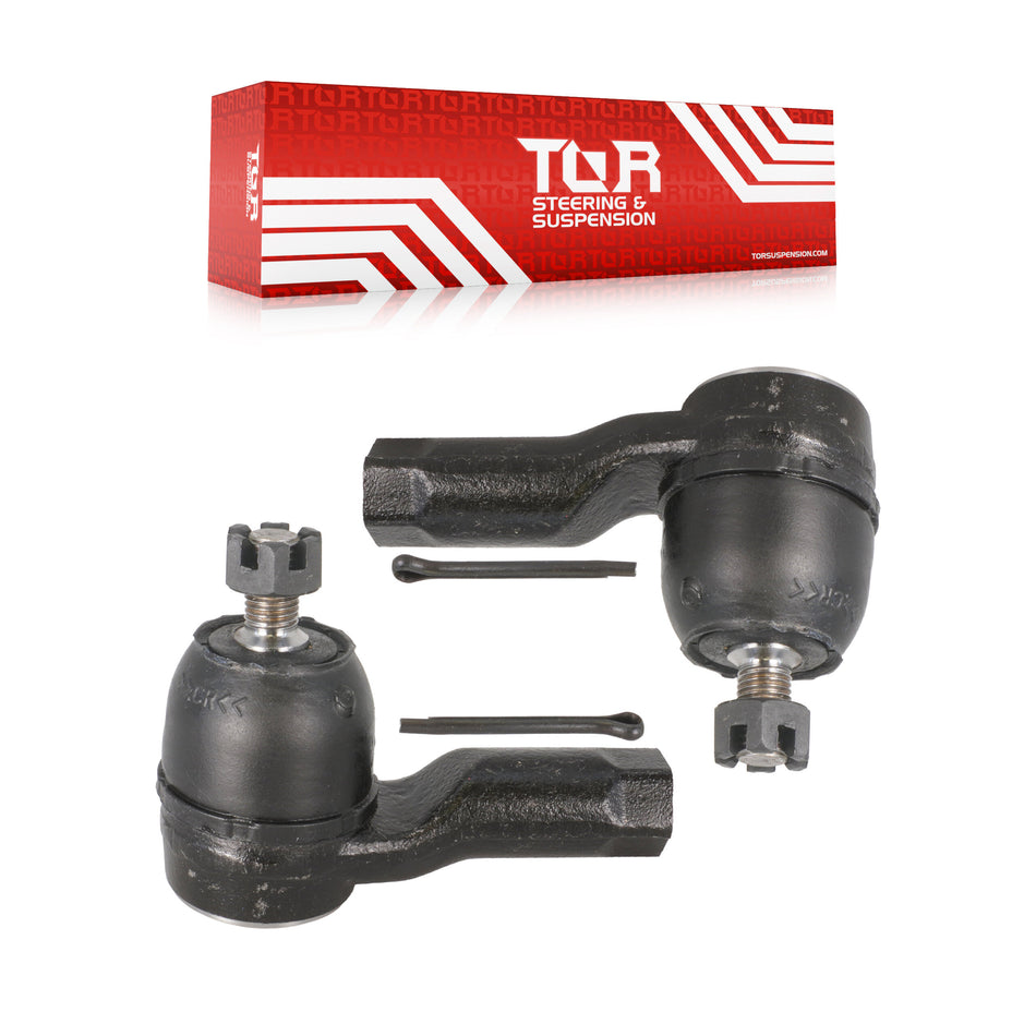 Front Outer Steering Tie Rod End Pair For 2001-2006 Hyundai Santa Fe KTR-104619