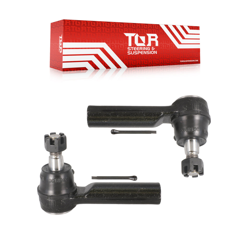 Front Outer Steering Tie Rod End Pair For Ford Escape Mazda Tribute Mercury Mariner KTR-104623