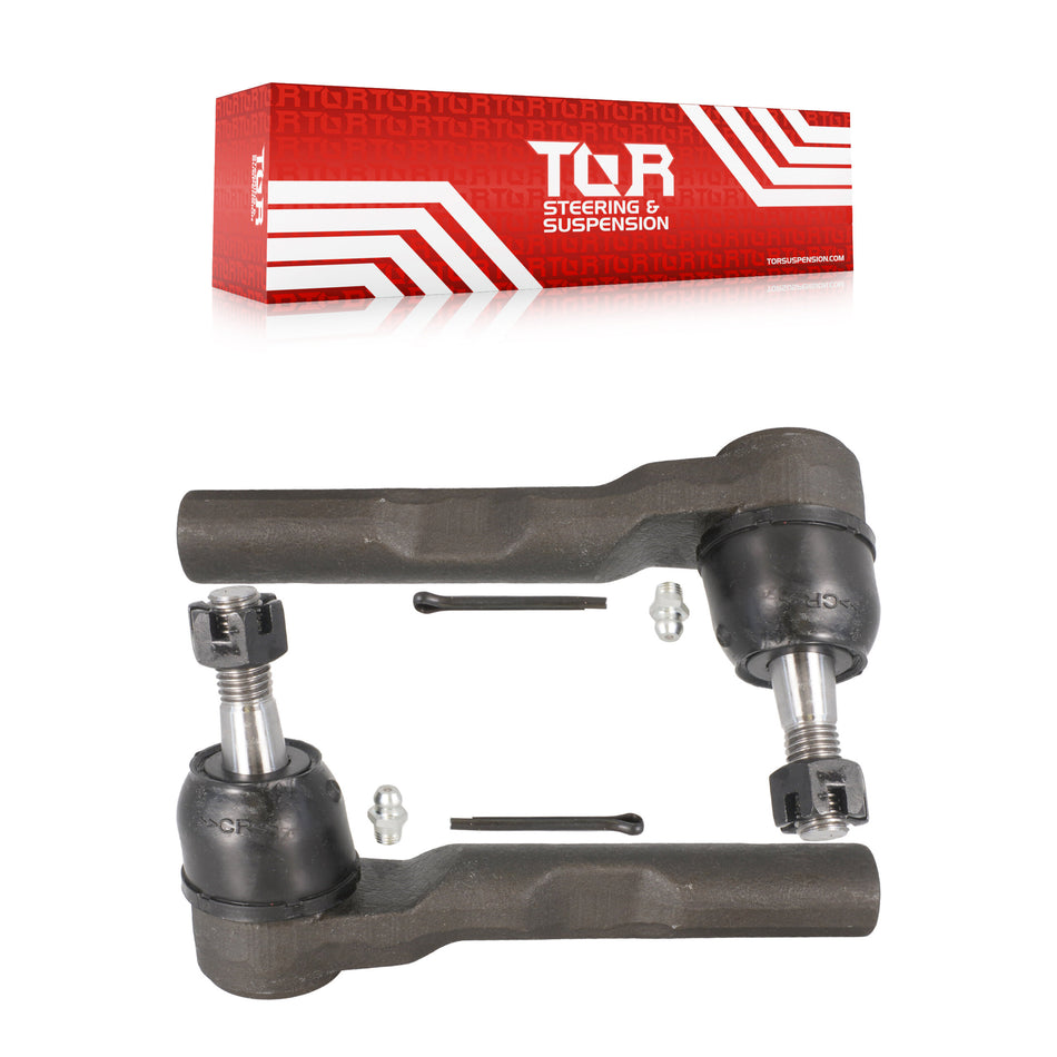 Front Outer Steering Tie Rod End Pair For Chevrolet Malibu Pontiac G6 Saturn Aura KTR-104629