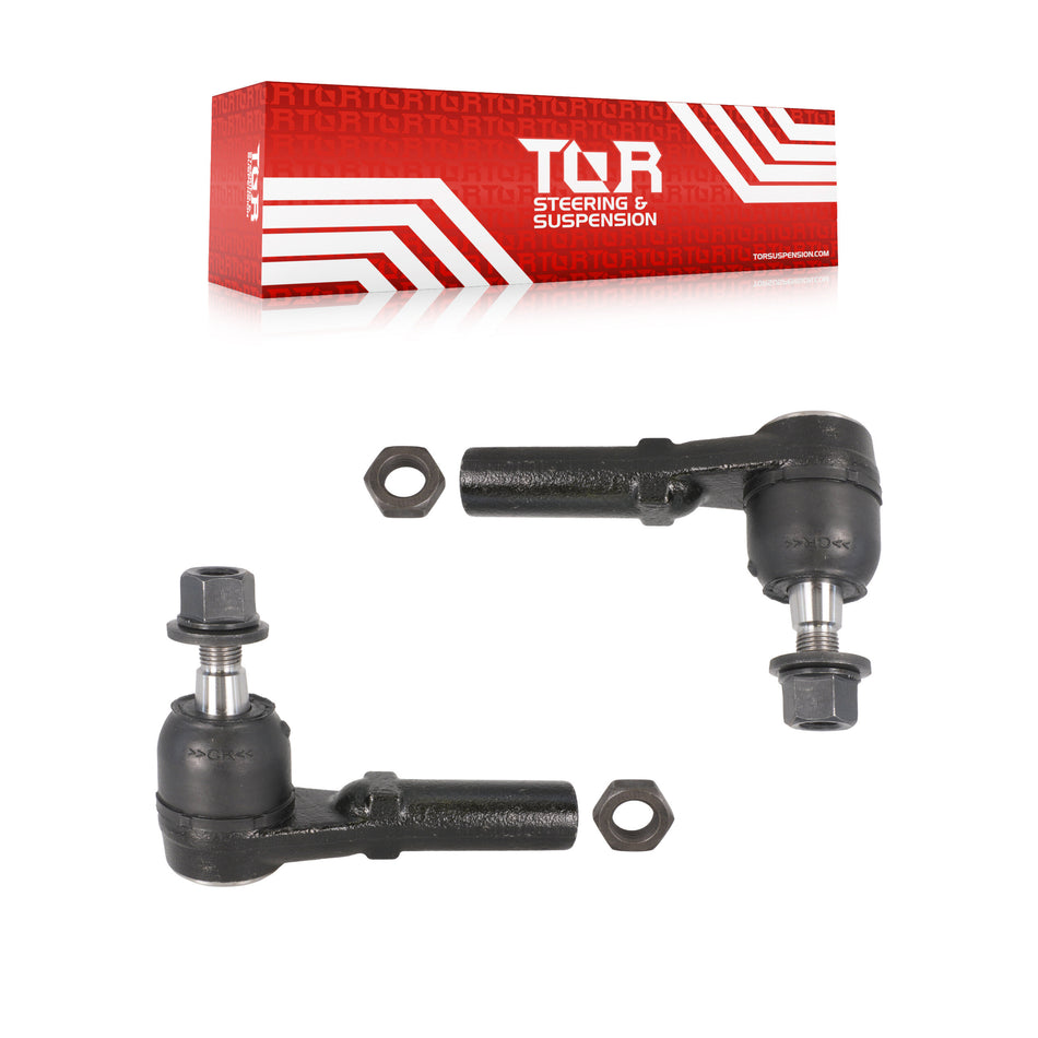 Front Outer Steering Tie Rod End Pair For Chevrolet Corvette Cadillac XLR KTR-104637