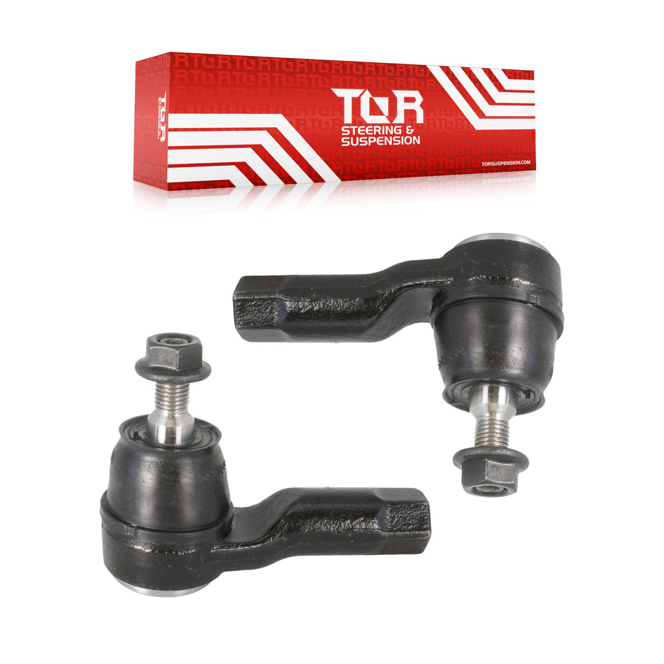 Front Outer Steering Tie Rod End Pair For 2003-2006 Mitsubishi Lancer Outlander KTR-104649