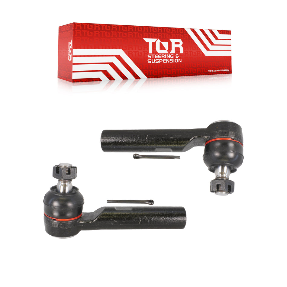 Front Outer Steering Tie Rod End Pair For Toyota 4Runner FJ Cruiser Lexus GX470 KTR-104668