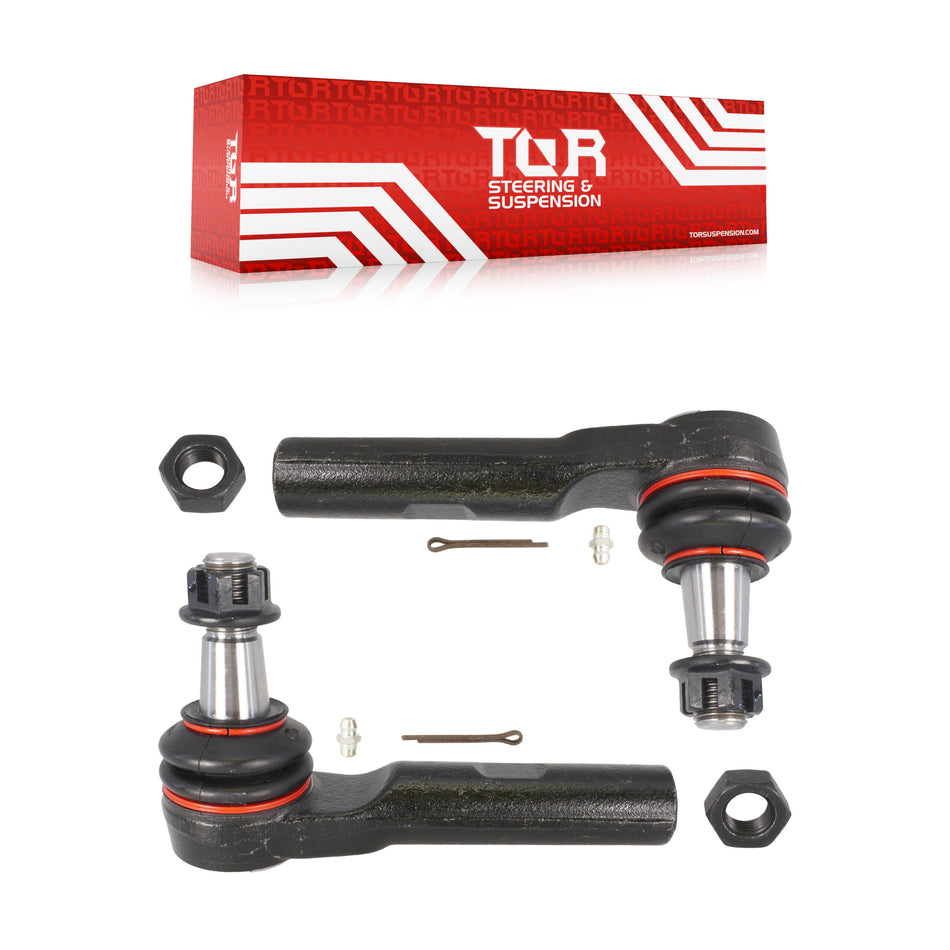 Front Outer Tie Rod End Pair For Ford Ranger Explorer Mazda B4000 B3000 B2300 B2500 KTR-104690