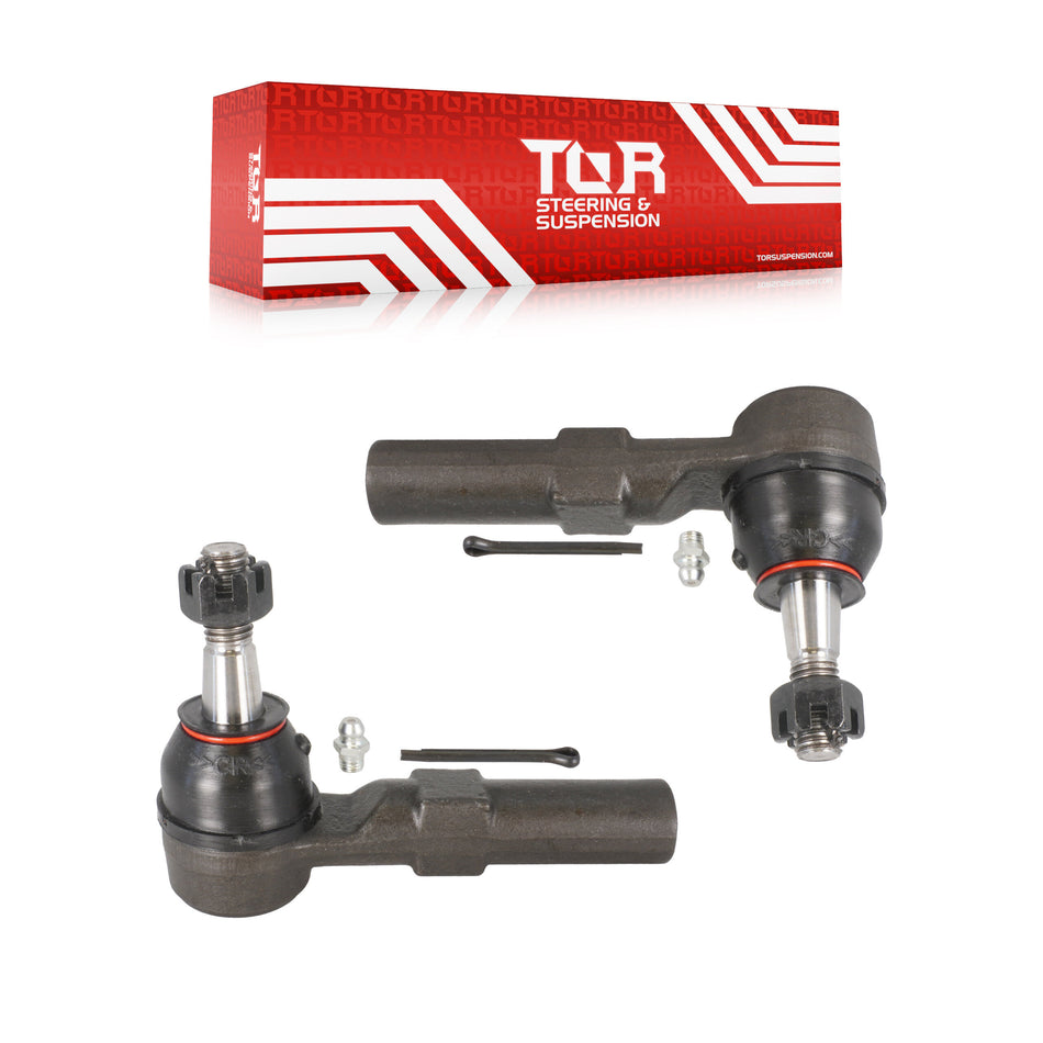 Front Outer Tie Rod End Pair For Chevrolet Cobalt Pontiac Saturn G5 Equinox Torrent Ion KTR-104692