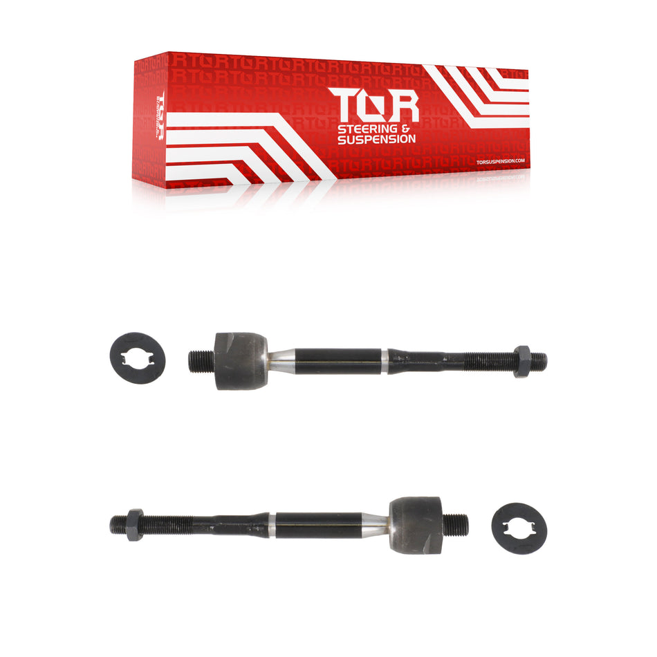 Front Inner Steering Tie Rod End Pair For Nissan Versa Cube KTR-104716