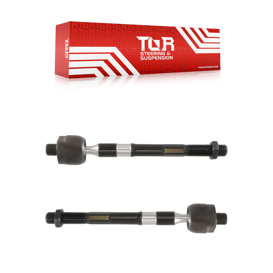 Front Inner Steering Tie Rod End Pair For 2012-2017 Hyundai Accent Kia Rio KTR-104793