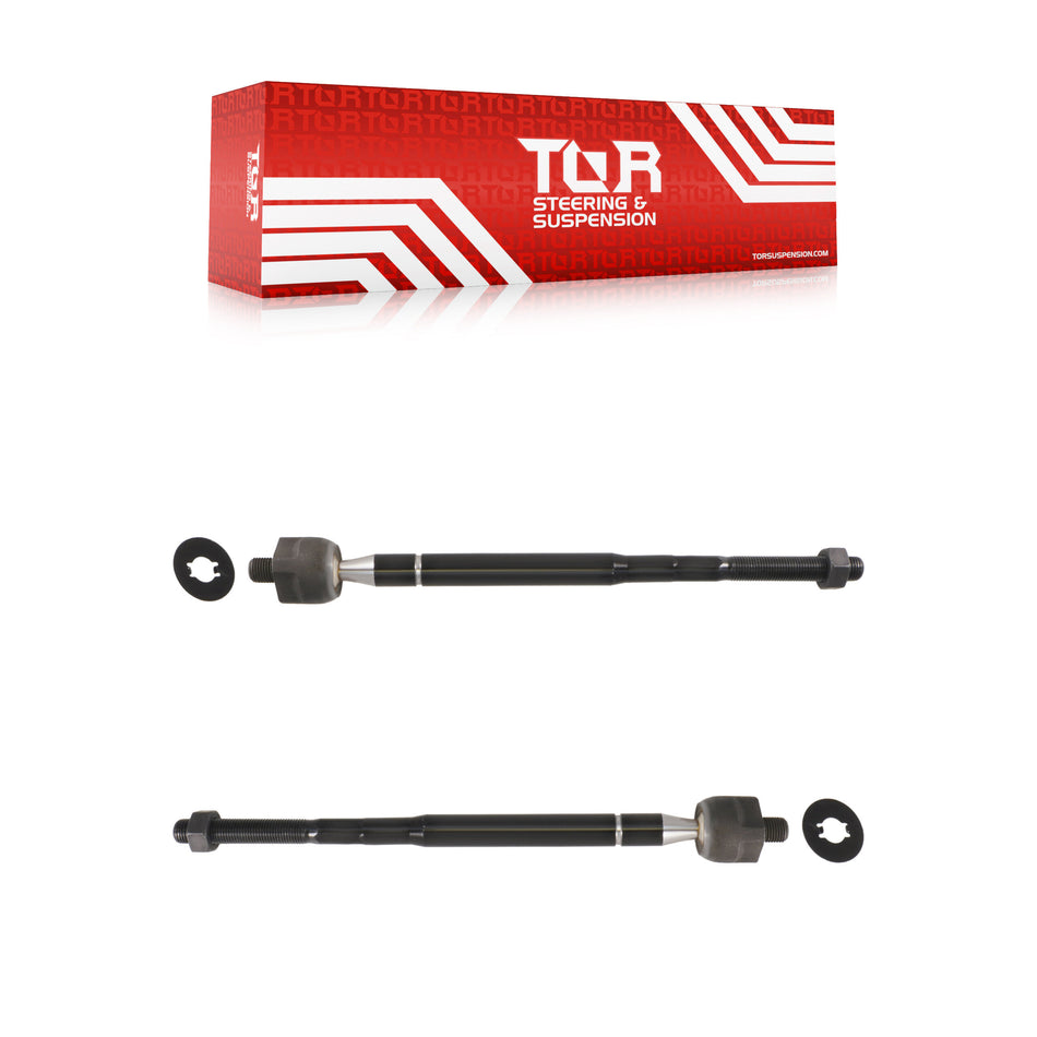 Front Inner Steering Tie Rod End Pair For Toyota Corolla RAV4 Prizm Geo Chevrolet KTR-104876