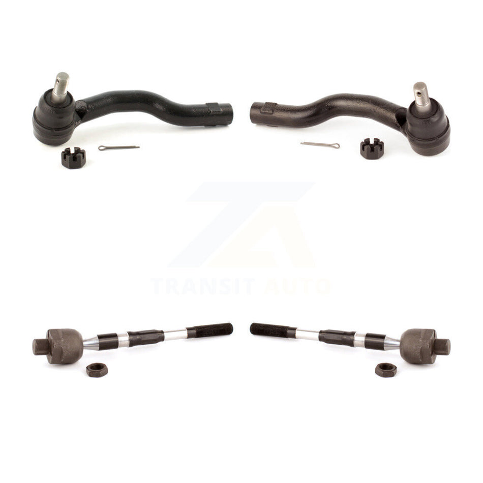 Front Outer & Inner Tie Rod End Kit For Nissan TITAN Armada INFINITI QX80 QX56 Pathfinder KTR-104985