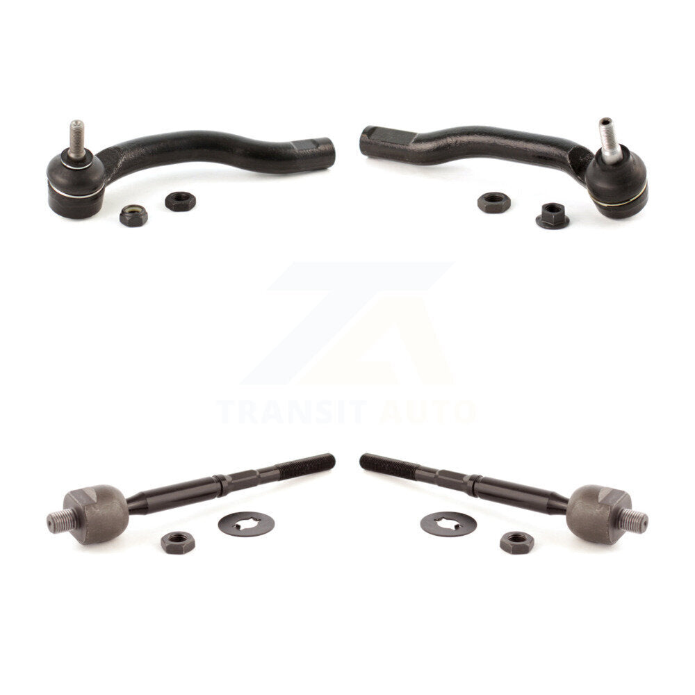 Front Outer & Inner Steering Tie Rod End Kit For Nissan Versa Cube KTR-104994
