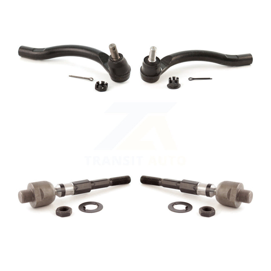 Front Outer & Inner Steering Tie Rod End Kit For 2006-2011 Honda Civic Acura CSX KTR-105011