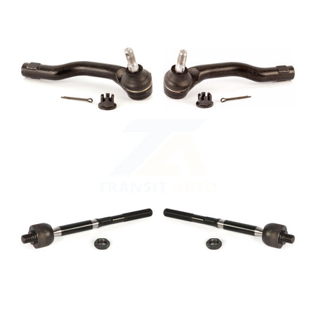 Front Outer & Inner Steering Tie Rod End Kit For 2011-2014 Mazda 2 KTR-105043