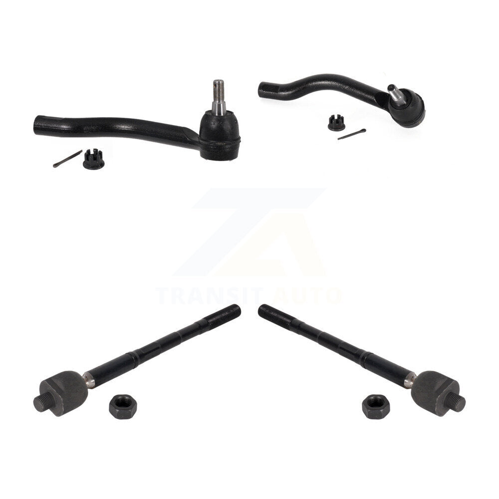 Front Outer & Inner Steering Tie Rod End Kit For Nissan Pathfinder INFINITI QX60 JX35 KTR-105058